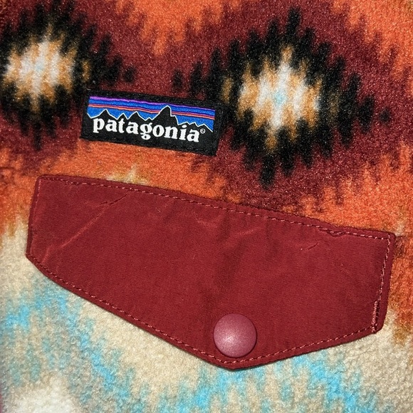 Patagonia XS Synchilla Snap T Fleece Pullover Timber Twist Aztec Southwest loved - Picture 6 of 9